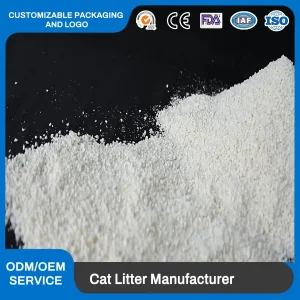 Areia para Gatos à Base de Mandioca, Agregadora, Descarga, Baixo Pó, Controle Superior de Odor, Ecológica, Biodegradável