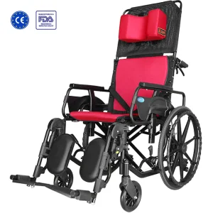 Wheelchair Wholesaler Brand New Rehabilitation Wheelchair Passive Care Reclining 180 Degree
