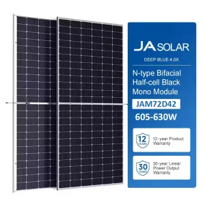 JA 630W N-Type Mono Crystalline Solar Panel