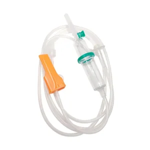 Conjunto de infusión válvula de cierre automático