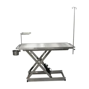 Professional Tilt Adjustable Stainless Steel Veterinary or Surgical Table for Animal Hospital