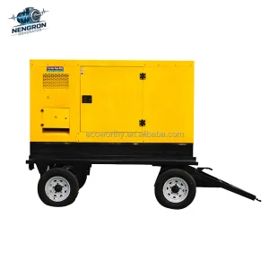 Mobile Diesel Generator Set Trailer Super Silent