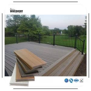 Co-Extruded WPC DIY Wood Plastic Composite Garden Patio Terrace Floor Interlocking Outdoor Decking WPC Flooring PE Composite Floor Decking