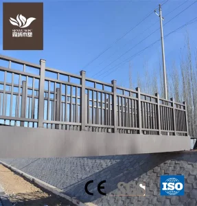 120*120mm Wood Plastic Composite Garden Fence Railing
