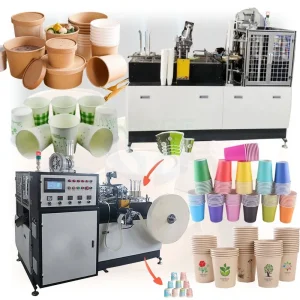 Industrial Disposable Paper Cup Making