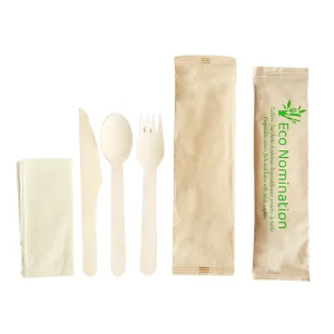 Biodegradable Disposable Cutlery Spoon Fork Knife Set