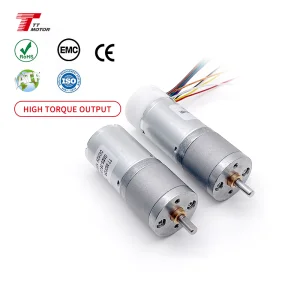 12V Magnet DC Motor Gear Totally Enclosed Spur Gearbox for 6V 12V 24V Brushed and Brushless Motor for Cosmetic Instrument
