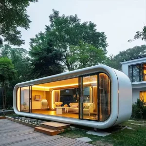 Prefab Steel Sandwich Panel Contemporary Modular Flat Pack