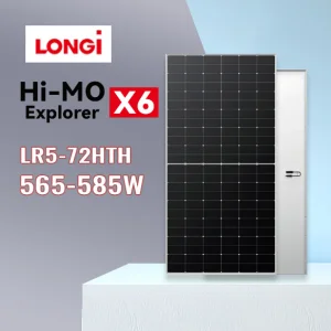Top 1 Brand Monocrystalline Solar Panels Longi Solar Module Hi Mo 5 6 7 Longi Solar Panel 565W 570W 580W 585W