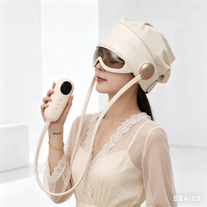 New Electric Thermal Air Pressure Head Massager Hot Sale Sleep Aid Relief Relaxing Apparatus Smart Silicone Eye Massager
