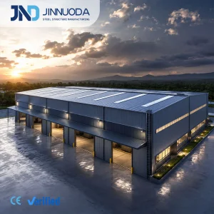 High Performance Steel Warehouse Structure Large Span Prefab Metal Building Industrial Storage Workshop and Logistics Center
