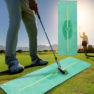 Swing Path Golf Putting Mat Trainer