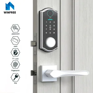 Intelligent Fingerprint Ttlock WiFi Password Security Electronic Digital Deadbolt Smart Door Lock