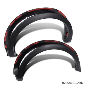 4*4 Pickup Accessory PP Material Plastic Wheel Arch Fender Flare for 2004-2008 F150 Styleside Factory Style Wheel Covers Fender Flares Black