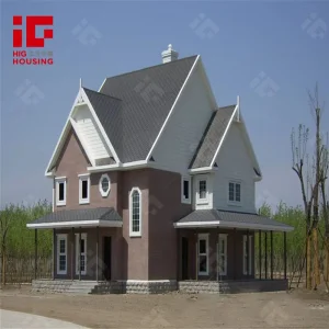Casa portátil de fábrica, hogar modular, villa de acero ligero, casas prefabricadas