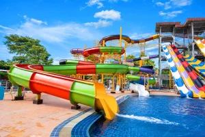 Amusement Park Facility Pool Fiberglass Water Slide Water Sports Equipment