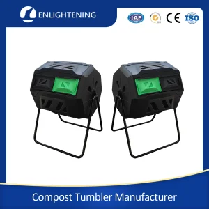 Best Large Eco-Friendly 100 Gallon Food Dual Double Batch Screw Free Polypropylene Plastic Compost Composting Bins and Tumblers for Eco-Friendly Gard