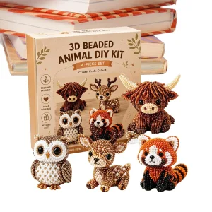 Highland Cow DIY Animal Beading Kit
