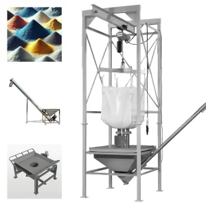 Dust-Controlled Bulk Bag Feeding System PLC Automation