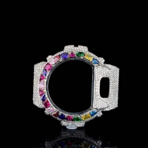 Iced Moissanite Diamond Watch Bezel Replacement Case DW6900