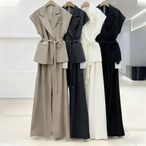 Womens Summer Two-piece Suit Blazer