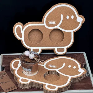 Wholesale Internet Celebrity Corrugated Single Coffee Tea Display Stand