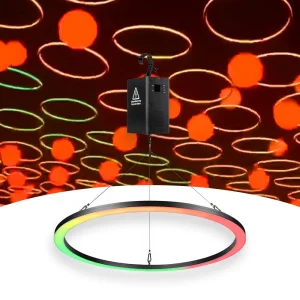 LED Stage Lights Kinetic Winch System Kinetic Light Ring for DJ