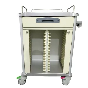 Hospital Fumiture Emergency Clinic Medication Cases Record Trolley