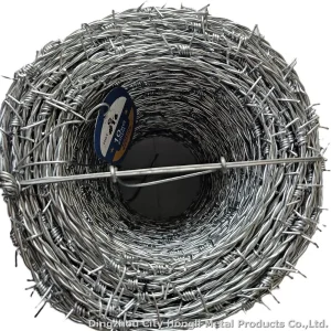 Hot Dipped Galvanized Double Twist Single Strand Barbed Fence Wire