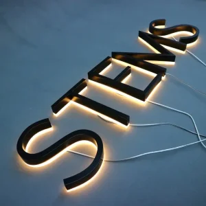 High-Quality RGB Color Changing Backlit Letters Smart LED Sign with Remote Factory, Company