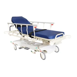 Luxury Patient Hydraulic Trolley Patient Stretcher Emergency Transfer Trolley Ambulance Stretcher Bed