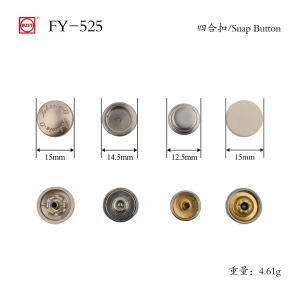 ODM FY-525# Style Snap Button Companies, Exporter