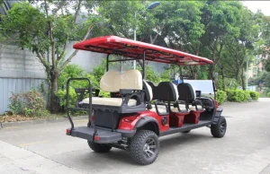 Luxury Functional Electric Utility Vehicle Golf Cart 8 Seater Golf Cart