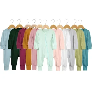 Ropa para bebés ecológica de bambú, mono para bebés, prendas para bebés, bodysuits para niños pequeños con Oeko-Tex