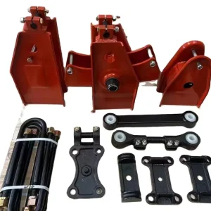 Air suspension system semi-trailer