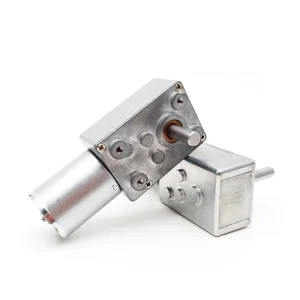 Worm Gear Reducer Motor 12 Volt Low Speed 3246 Right Angle Gearbox With Rf-370 Brush Motor