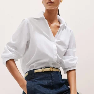 OEM White Blouses Elegant Tops