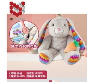 Mochila de peluche de animal lindo para que los niños viajen, juguete de animales de peluche, juguete educativo, juguetes para bebés