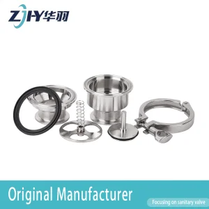 Sanitary Huayu Stainless Steel Quick-Install Check Valve for Water Industrial Usage