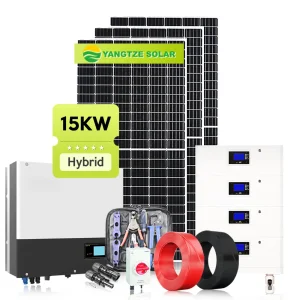 Yangtze Complete Set 5kw 10kw House Lighting System Low Price Monocrystalline Silicon Solar Panel for Residential Use