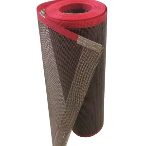 Customize Heat Resistant Ptfe Coated Fiberglass Open Mesh Conveyor Belt for Dryer Machine