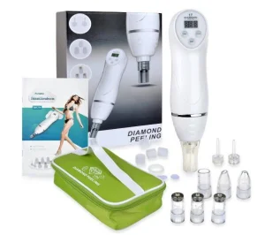 Blackhead Remover Multi-Voltage Vacuum Skin Scrubber with Dermabrasion ABS Material CE Certified for Face Care