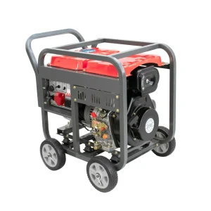 استخدام الطوارئ في الهواء الطلق 7kw 192f محرك 9.5HP طاقة ثلاثية الطور مولد كهربائي بدون فرشاة طاقة محرك طاقة ديزل إطار مفتوح مولد مجموعة 10kw 15kw