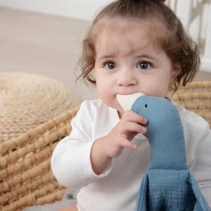 organic cotton crepe safety newborn sleep toys baby soothing towel Comforter Lovey baby Muslin Security Blankets