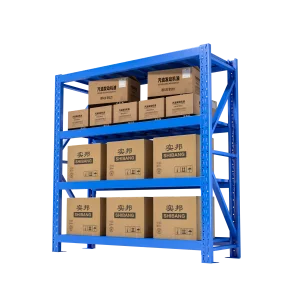 Adjustable 100KG Load Metal Warehouse Storage Rack Plate Shelves for Factory Stacking Steel Racking