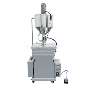 Hone Semi-Automatic Vertical Constant Temperature Filling Machine Single Head Paste Liquid Heating Mixing