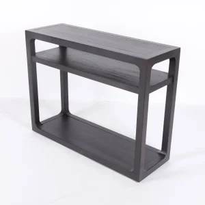 Rustic Wood Foyer Console Table for Entryway Decor