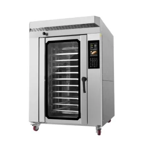 معدات آلات الخبز 10 صواني رف دوار فرن دوار فرن convection هواء ساخن فرن كهربائي مخبز فرن بخار للخبز