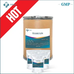 Wholesale Veterinary Medicine CAS55297-95-5 Pharmaceutical Raw Material Tiamulin Hydrogen Fumarate/Tiamulin Antibiotic Drugs for Poultry Cattle Sheep