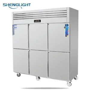 Equipo de Refrigeración Comercial Armario Congelador de Acero Inoxidable para Cocina